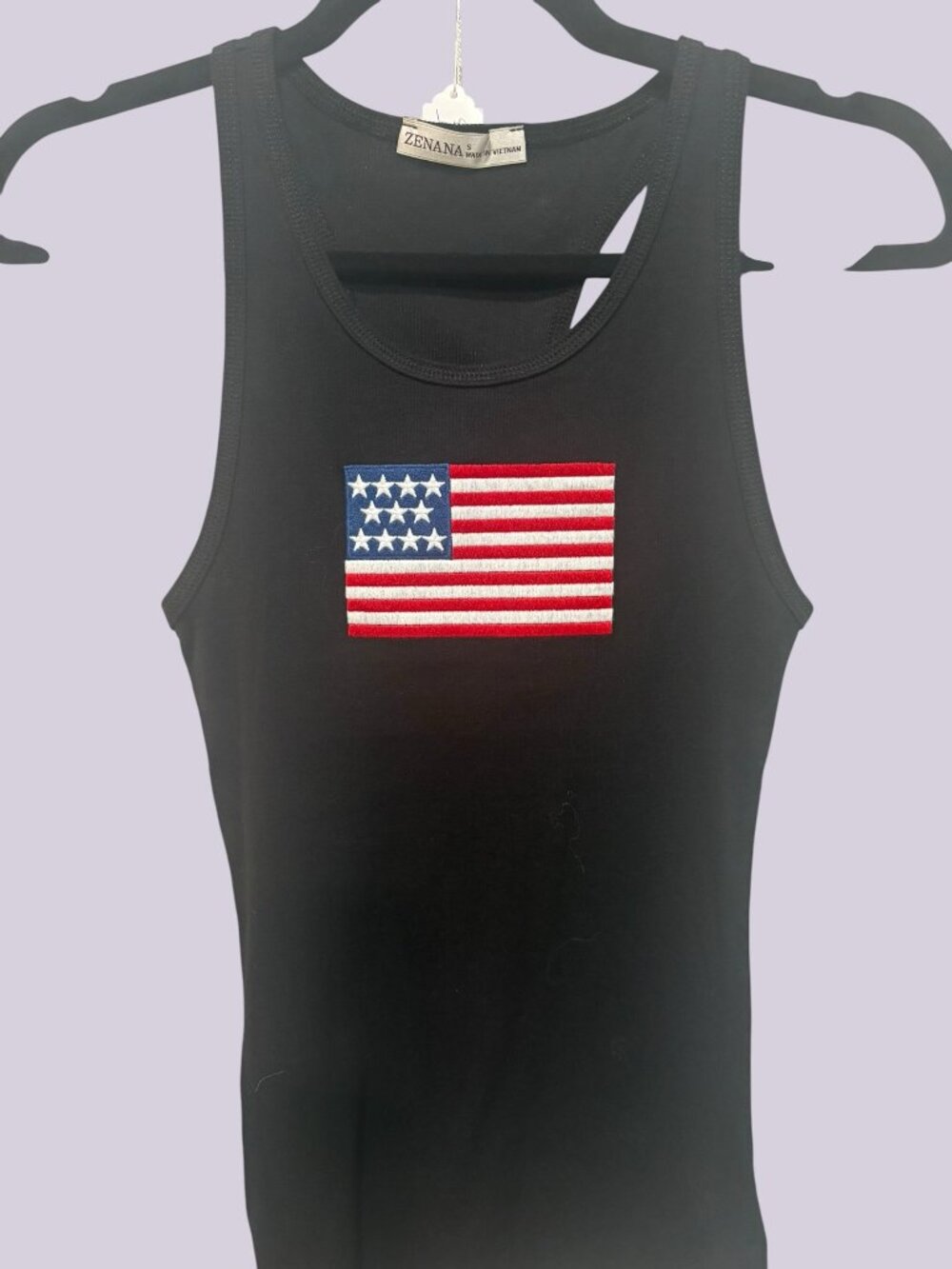 Zenana American Flag Tank Top